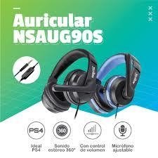 Auriculares Gamer Ps4 Xbox Pc Cel Nisuta Nsaug90s Mute Mic en internet