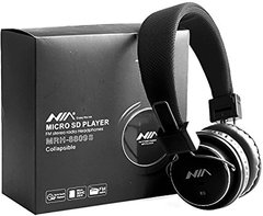 Auricular MRH-8809 - Reproductor de radio FM y reproductor de MP3 (plegable) n