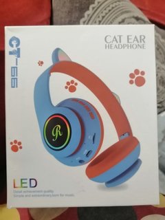 AURICULAR BT Cat  Orejas De Gato Ct-66 LED