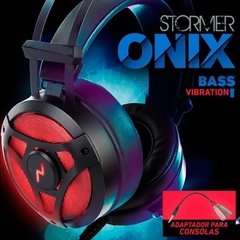 AURICULAR GAMER ST-ONIX CON MICROFONO LEDS CON ADAPTADOR PARA CONSOLAS