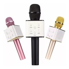 Microfono Karaoke Bluetooth Inalambrico C/ Parlante Modos Q7