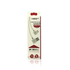 CABLE DE DATOS WEST GAMER - 90´GRADOS -1M -2.0A micro usb