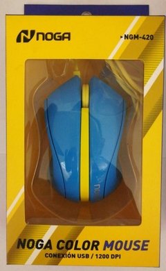 Mouse Optico Noga Noganet Ngm-420 Usb 1200dpi - Venta de Celulares y accesorios en Garín Escobar