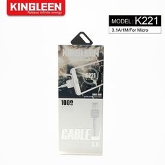 CABLE  MICRO usb 1M/3.1A KINGLEEN K221