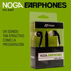 Auriculares con Cable Flat Noga Ultra Slim/ NG-5447