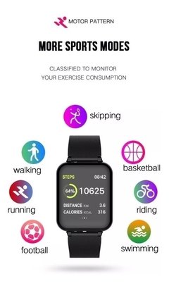 Smart Band Watch Sw64 Reloj Deportivo Ritmo Cardiaco en internet