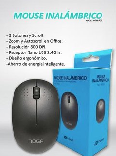 Mouse Noganet Inalámbrico NG-900U