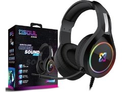 AURICULAR GAMER SOUL XH100 MICROFONO LUCES LED PC PS4