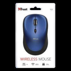 MOUSE INALAMBRICO TRUST IVY WIRELESS 8M USB 1600 DPI