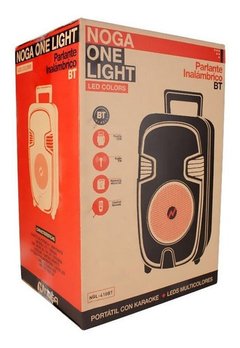 Parlante Portatil Bluetooth Noga 410bt Karaoke Usb Fm Leds en internet
