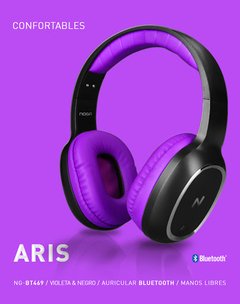AURICULARES DE VINCHA BLUETOOTH NOGA ARIS NG-BT469 - comprar online
