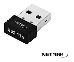 PLACA DE RED / ADAPTADOR WIFI EXTERNA USB NETMAK NM-CS150 150 MBPS 2.4 GHZ en internet