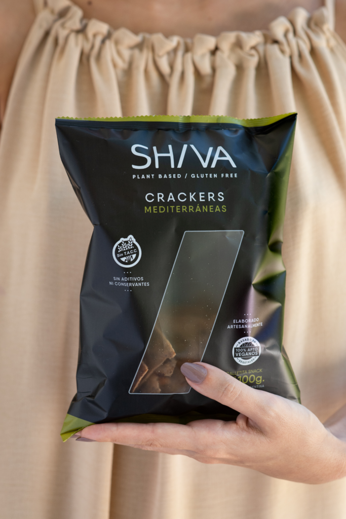 Crackers de Carbón Vegetal x 100 gr Sin TACC - SHIVA