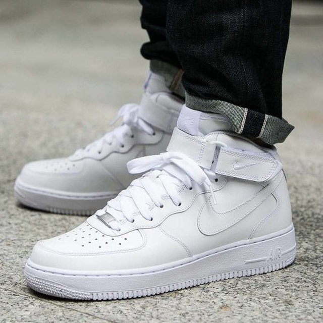 air force botinha branco