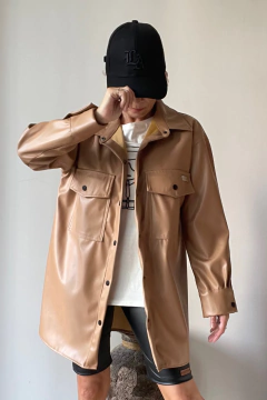 CHAQUETA ECOCUERO BREY - tienda online