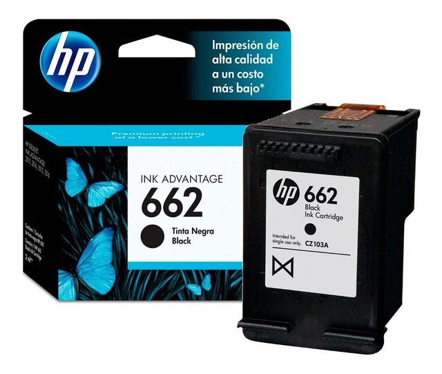 cartucho HP 662 negro - Comprar en Office Caballito