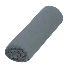 Franela gris de algodón, rollo 25 m