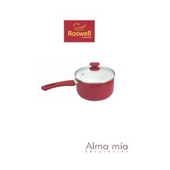 Olla Cacerola Tapa Vidrio Cerámica 18cm mango - comprar online