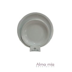 Juego Platos Porcelana x8 Pcs