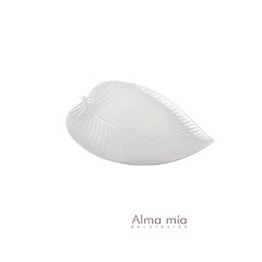Fuente Porcelana Hoja Grande