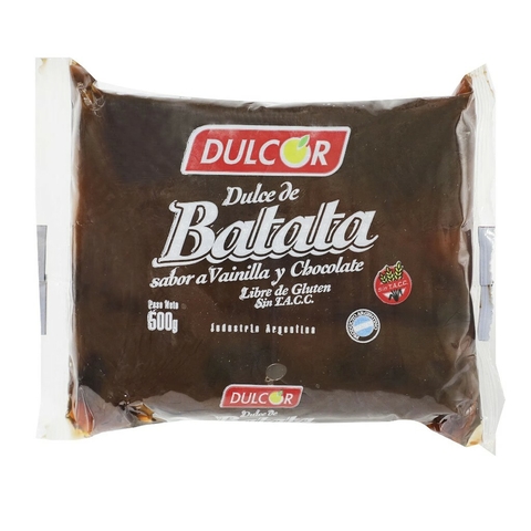 Dulce de Batata Dulcor 500 gr con Chocolate SIN TACC