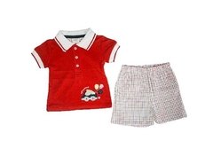 SET POLERA CUELLO BOX Y SHORT