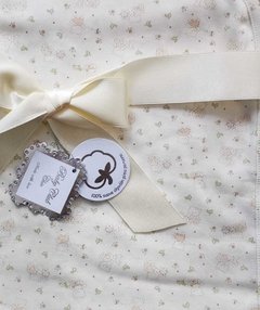 MANTA SIMPLE CREMA OSITOS - comprar online