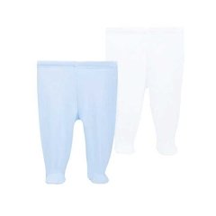 PACK DE PANTYS BLANCO-CELESTE