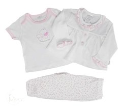 SET POLERA MANGA CORTA CON CHAQUETA Y PANTALON - comprar online