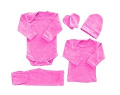 AJUAR 5 PIEZAS FUCSIA
