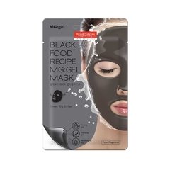 Purederm blck food recip gel mask x1