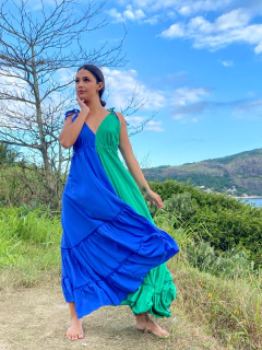 Vestido Bicolor - comprar online