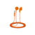 AURICULAR MAXEL STEREO EB-95 NARANJA