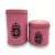 SET LATAS YERBERA+AZUCARERA ROSA AFA