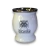 MATE ACERO COPITA GRABADO BLANCO CICLISTA