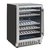 Adega Climatizada Embutir Elettromec 45Gfs Dual Zone CV-2BI-45-XV Preta e Aço Inox - comprar online