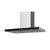 Coifa Parede DeBacco Londres 20.07.32119 Inox e vidro preto 90cm 220V