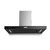 Coifa Ilha Elettromec Vetro CFI-VTR-90-VP-2ATB Inox e vidro preto 90cm 220V