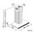 Coifa Parede Elettromec Ravenna CFP-RVN-90-XV Inox e vidro preto 90cm na internet