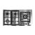 Cooktop Gás Crissair 5Q CCB 04 G5 Inox 90cm Bivolt