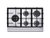 75 – Cooktop Matrix Glem Inox 74cm - GLMGT851HIX