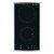 Dominó Elétrico Indução Elettromec 2Q DI-2Q-30-CI-2XBB Vidro preto 30cm 220V