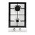 Dominó Gás Cuisinart Prime Cooking 2Q PFA320SX-E 4092740113 Inox 30cm 220V