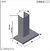 Coifa Parede Crissair CRR 07.8 Aço inox e Cristal preto 80cm - loja online