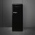 Refrigerador Smeg Anos 50 Frost Free 1 Porta 270L FAB28RBL5 Preto 220V Abertura para direita