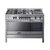 Fogão Free Standing Crissair Tecnogas 5 Queimadores + forno duplo CFP 1200 Inox 120cm 220V