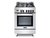60 -Fogão Professionale Elanto 60cm com forno elétrico.LNTC64MPROX2