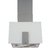 Coifa Parede Venturi Narcisse K4627ITW Inox e vidro branco 65cm