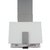 Coifa Ilha Venturi Narcisse K4629ITW Inox e vidro branco 65cm - comprar online