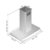 Coifa Ilha Venturi Orizzonte K5218IT Inox e vidro 120cm na internet